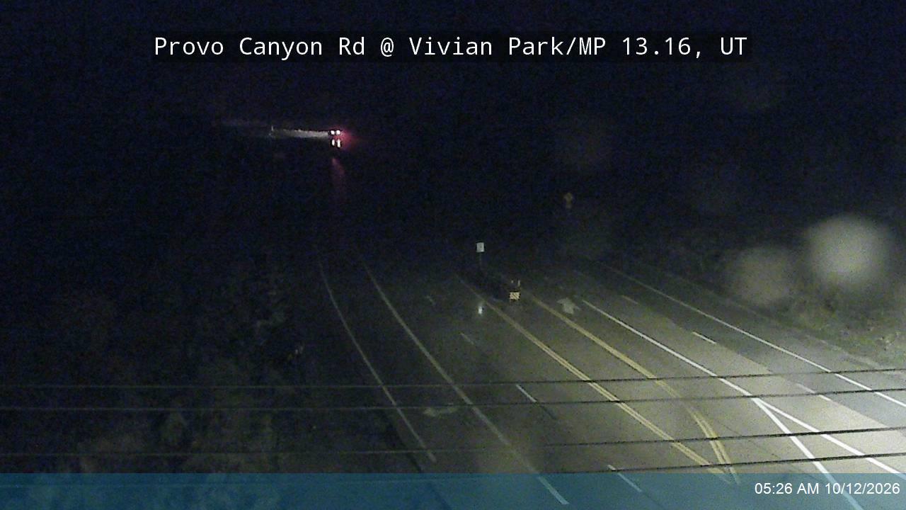 Provo Canyon Rd / US-189 @ Vivian Park / MP 13.16, UT