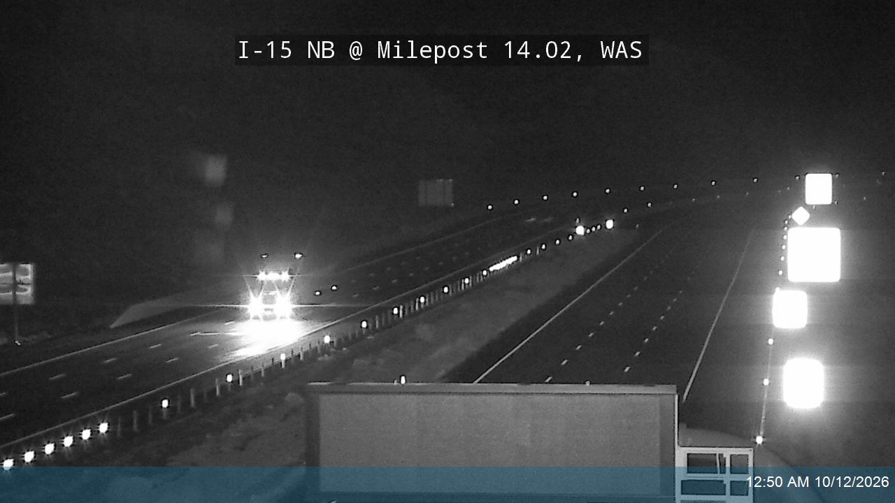 I-15 NB @ Milepost 14.02, WAS