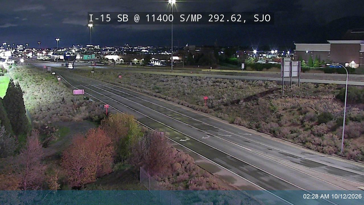 I-15 SB @ 11400 S / SR-175 / MP 292.62, SJO