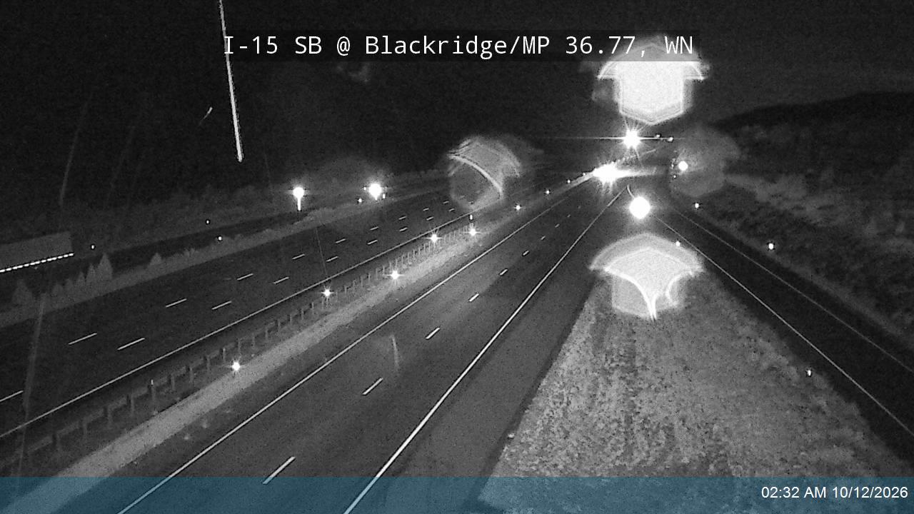 I-15 SB @ Blackridge / Exit 36 / MP 36.77, WN