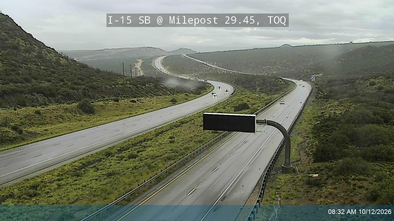 I-15 SB @ Milepost 29.45, TOQ