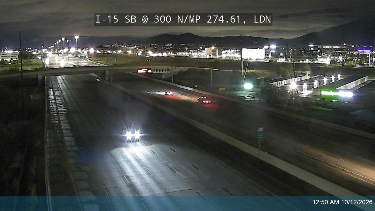 I-15 SB @ 300 N / MP 274.61, LDN