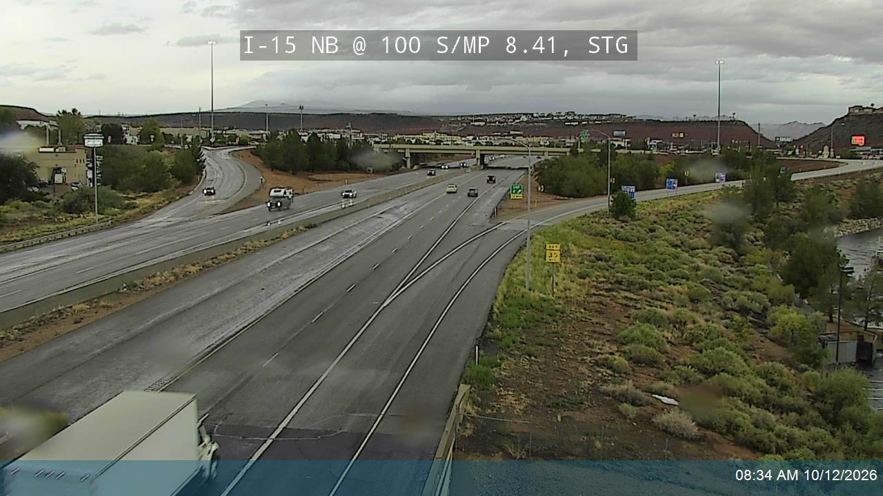 I-15 NB @ 100 S / MP 8.41, STG