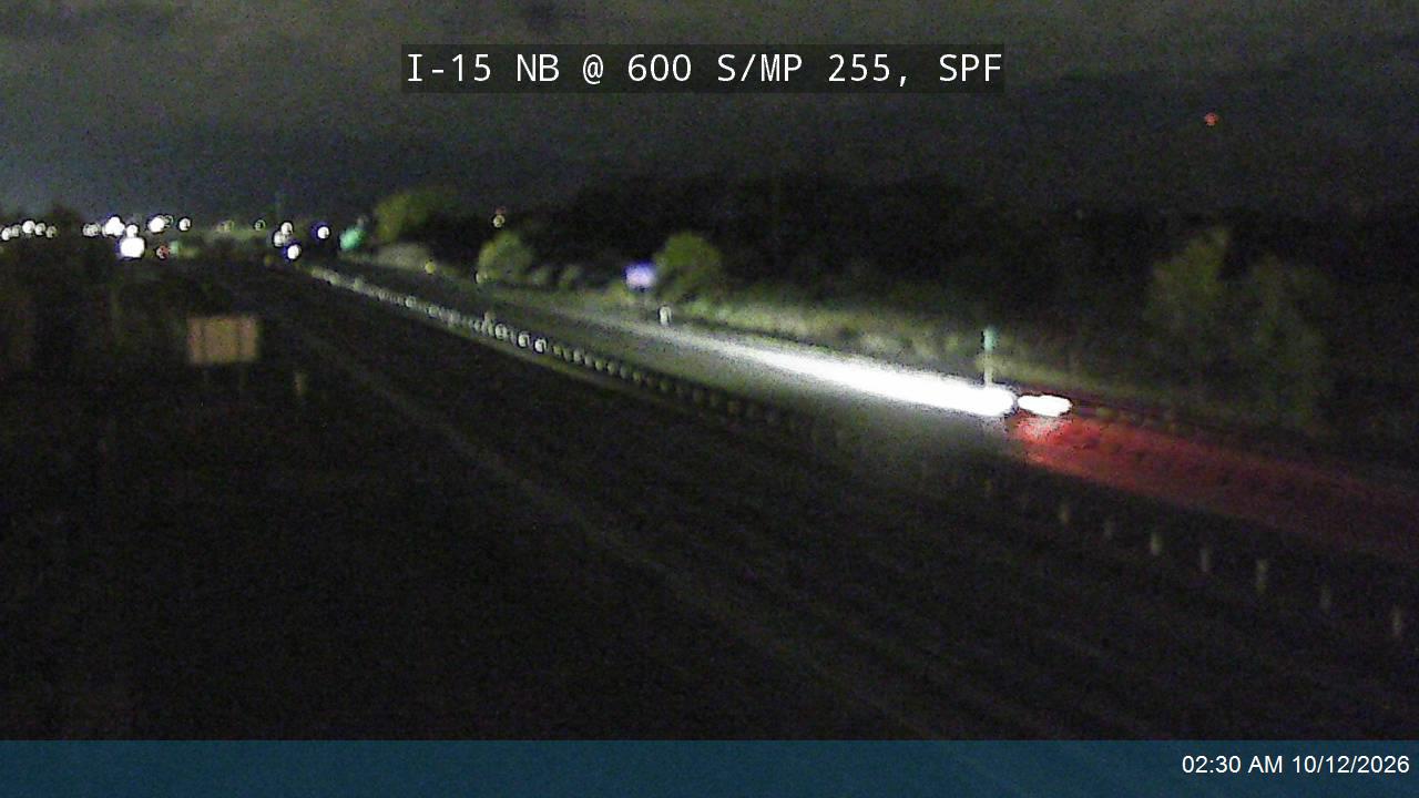 I-15 NB @ 600 S / MP 255, SPF