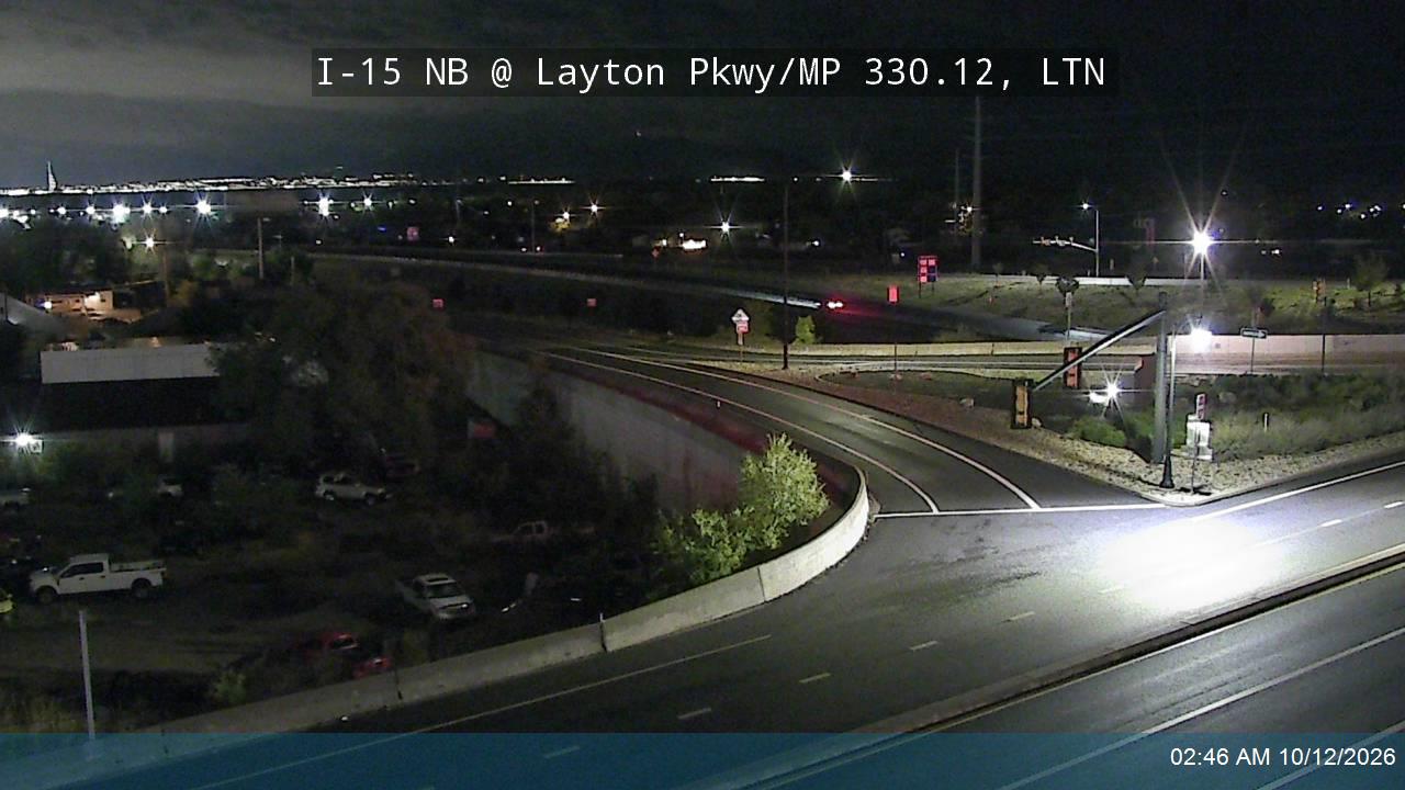 I-15 NB @ Layton Pkwy / SR-126 / MP 330.12, LTN
