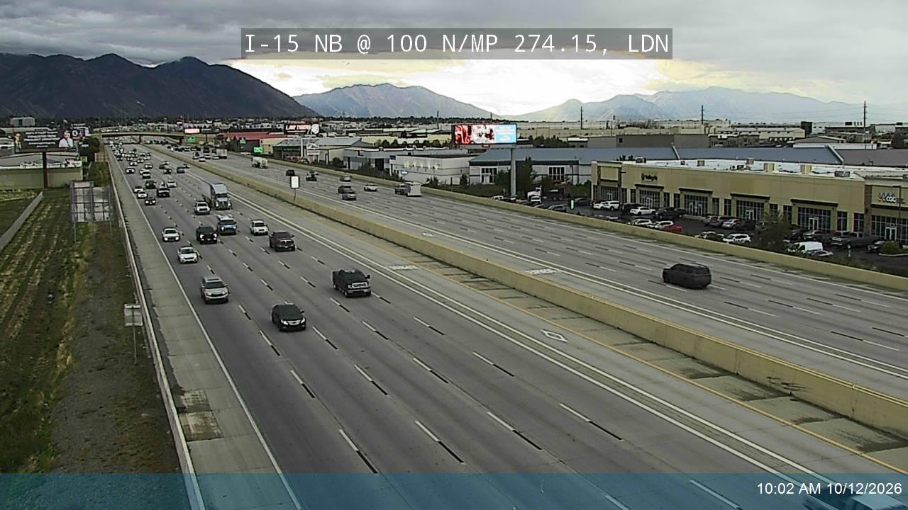 I-15 NB @ 100 N / MP 274.15, LDN