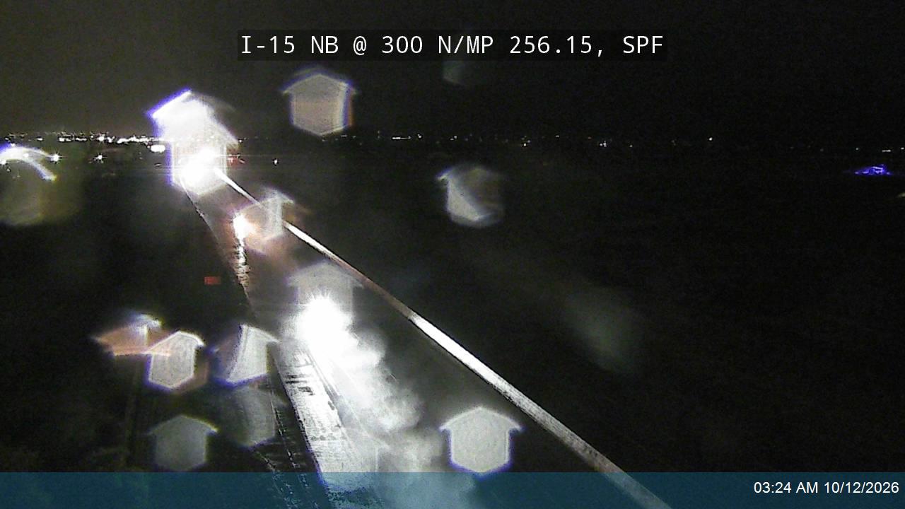 I-15 NB @ 300 N / MP 256.15, SPF