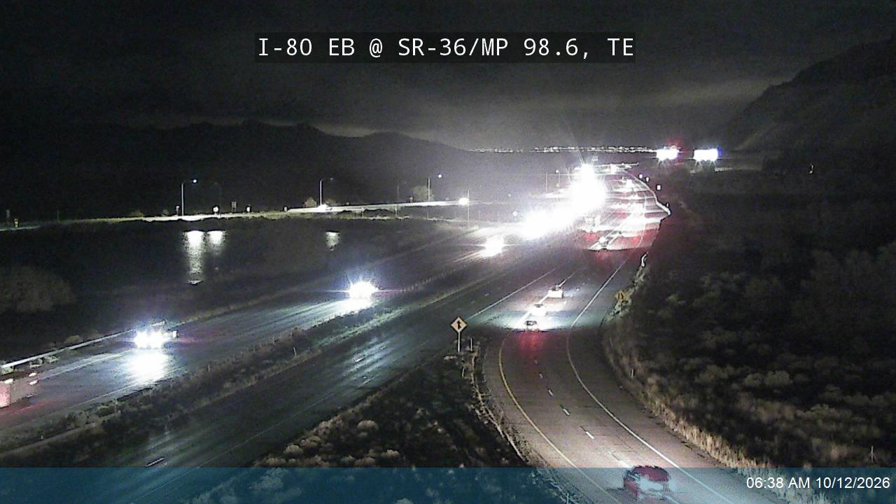 I-80 EB @ SR-36 / Exit 99 / MP 98.6, TE