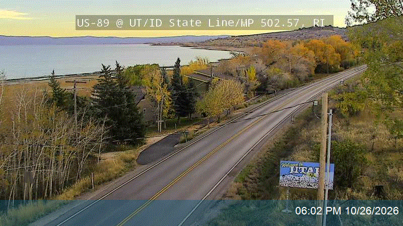 US-89 @ UT/ID State Line / MP 502.57, RI