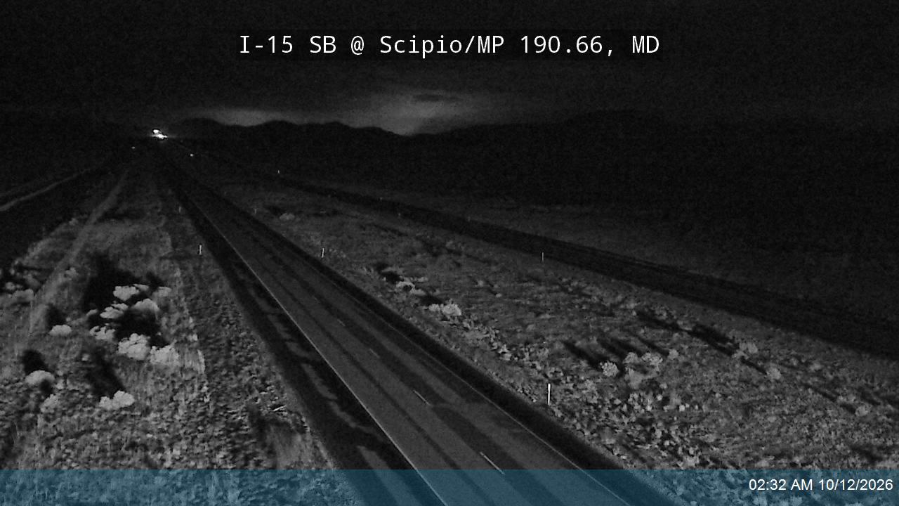 I-15 SB @ Scipio / MP 190.66, MD