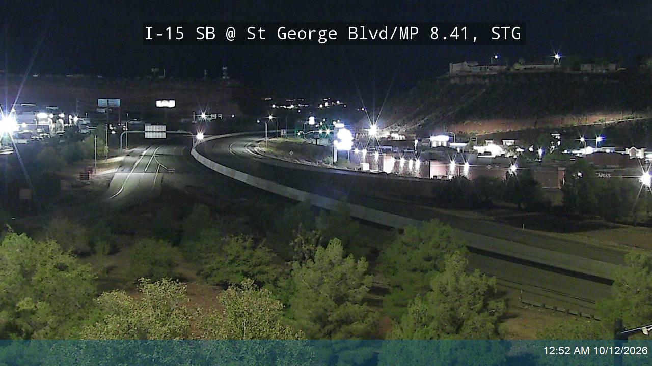 I-15 SB @ St George Blvd / SR-34 / MP 8.41, STG