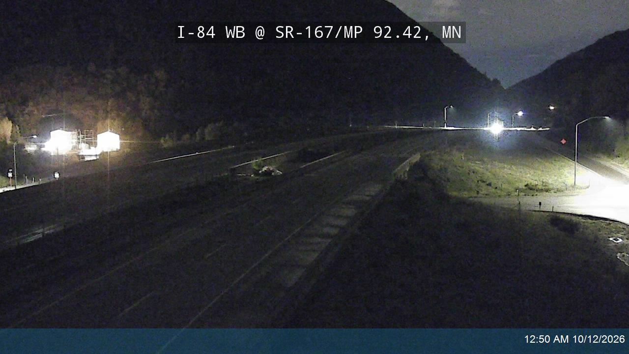 I-84 WB @ SR-167 / MP 92.42, MN