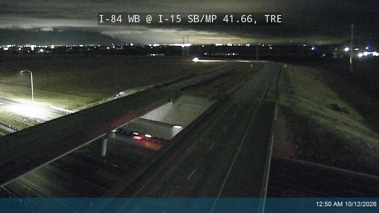 I-84 WB @ I-15 SB / MP 41.66, TRE
