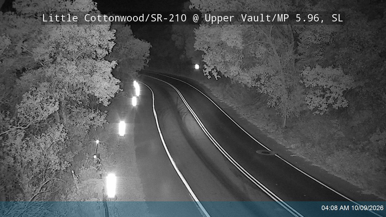 Little Cottonwood Rd / SR-210 @ Upper Vault / MP 5.96, SL