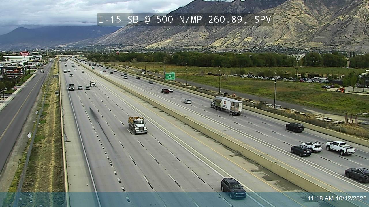 I-15 SB @ 500 N / MP 260.89, SPV