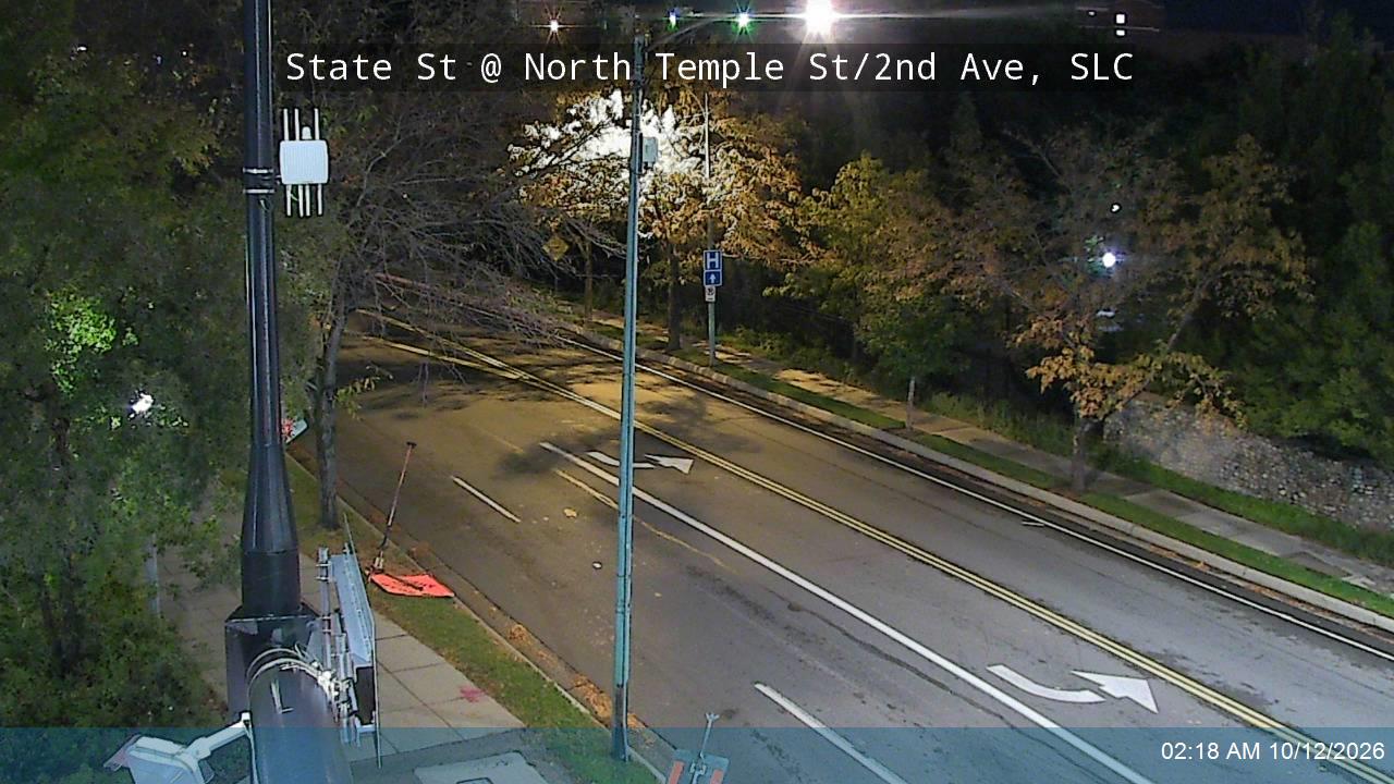 State St / SR-186 @ North Temple St / 2nd Ave, SLC