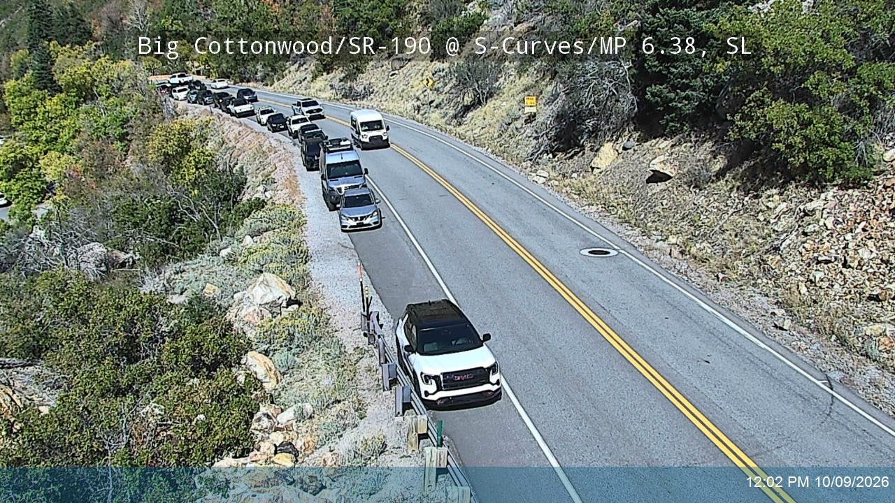 Big Cottonwood Canyon Rd / SR-190 @ S-Curves / MP 6.38, SL