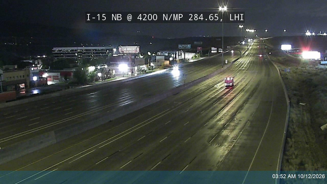 I-15 NB @ 4200 N / MP 284.65, LHI