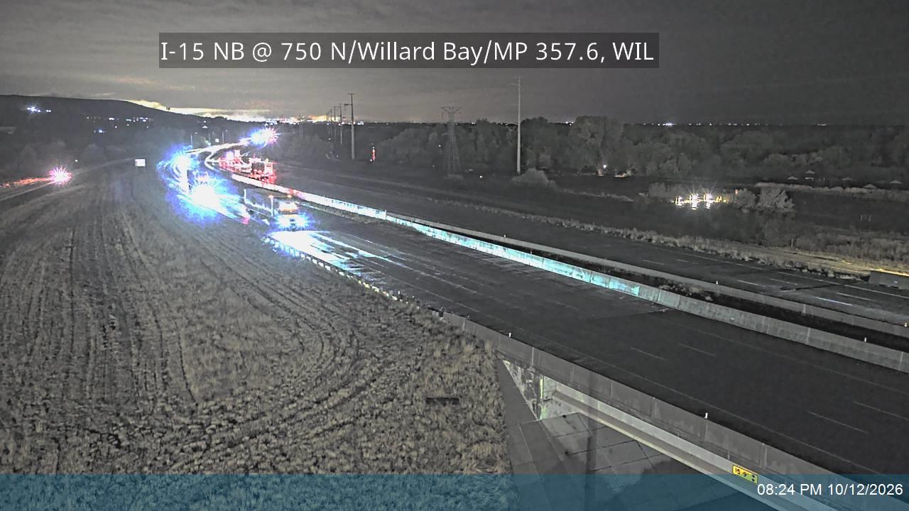 I-15 NB @ 750 N / Willard Bay / SR-315 / MP 357.6, WIL