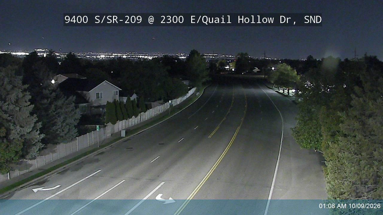 9400 S / Little Cottonwood Rd / SR-209 @ 2300 E / Quail Hollow Dr, SND