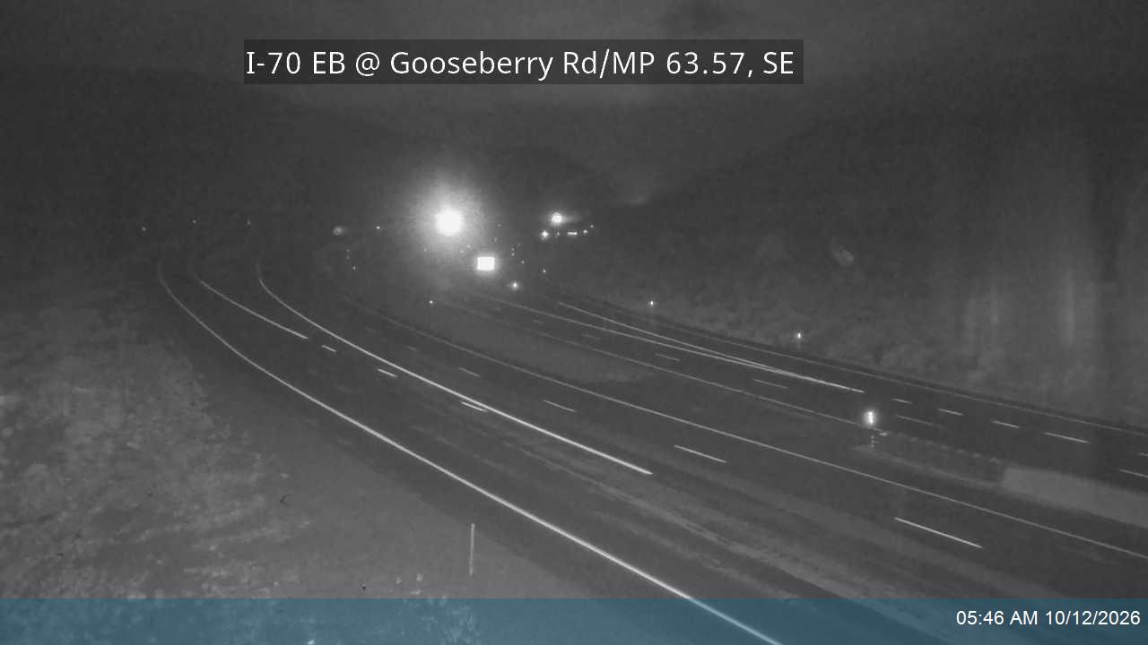 I-70 EB @ Gooseberry Rd / MP 63.57, SE