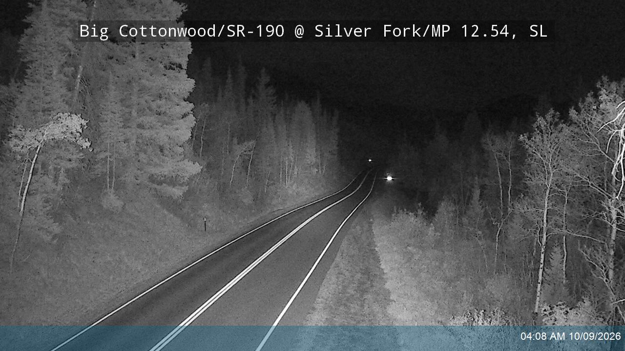 Big Cottonwood Canyon Rd / SR-190 @ Silver Fork / MP 12.54, SL