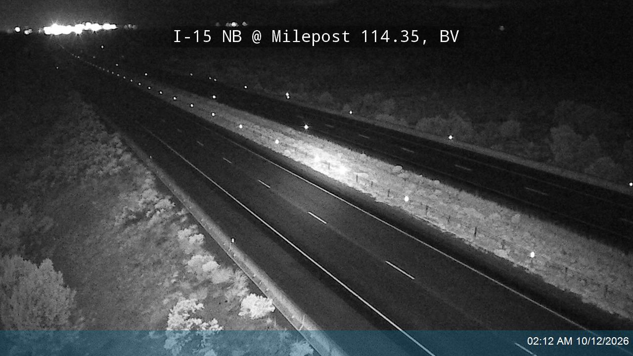 I-15 NB @ Milepost 114.35, BV