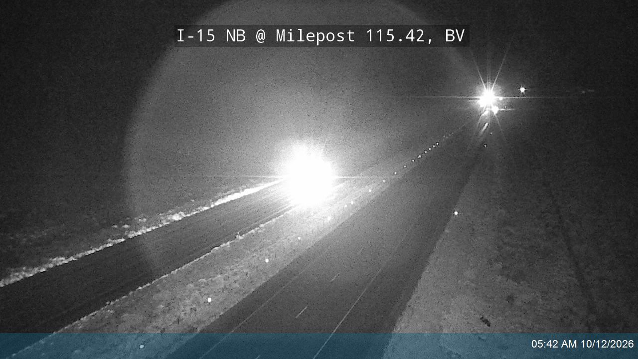 I-15 NB @ Milepost 115.42, BV