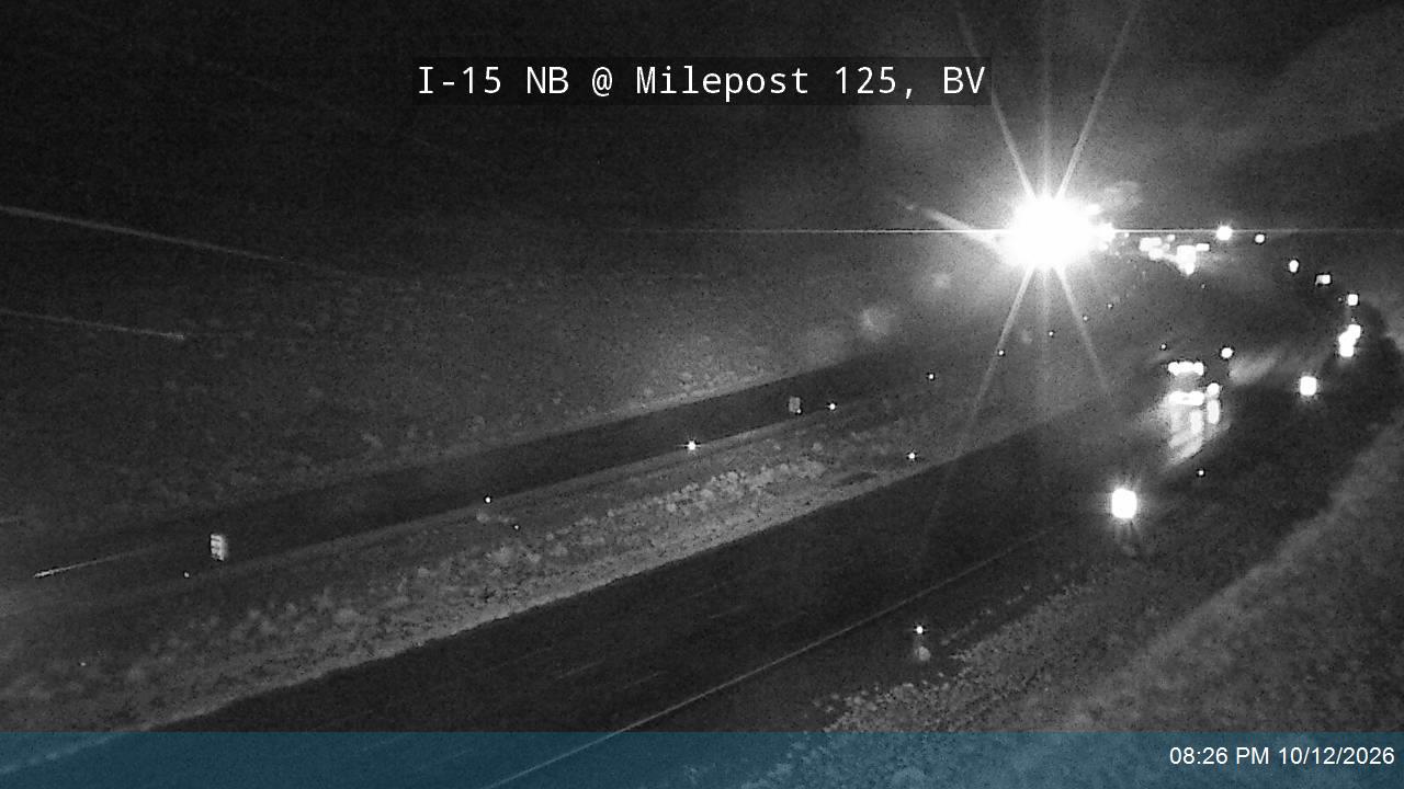 I-15 NB @ Milepost 125, BV