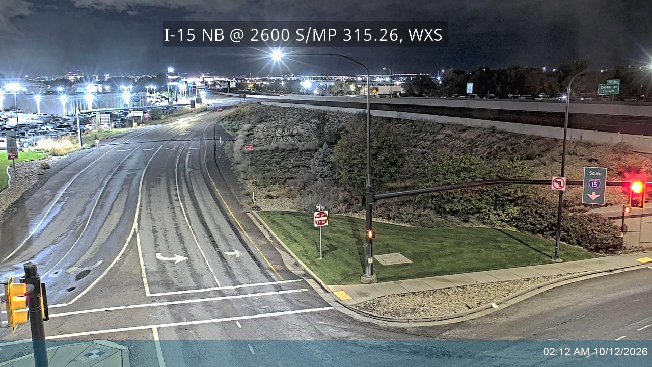 I-15 NB @ 2600 S / SR-93 / MP 315.26, WXS