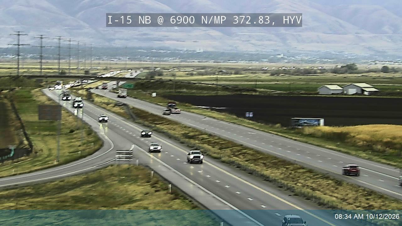 I-15 NB @ 6900 N / SR-240 / MP 372.83, HYV