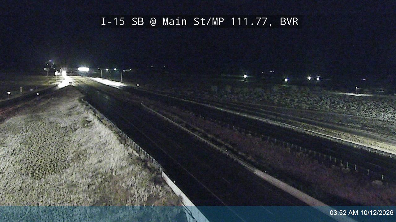 I-15 SB @ Main St / SR-160 / MP 111.77, BVR