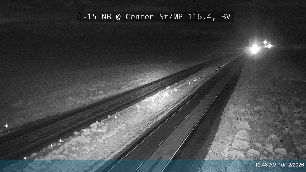 I-15 NB @ Center St / MP 116.4, BV