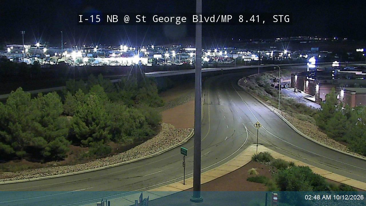 I-15 NB @ St George Blvd / SR-34 / MP 8.41, STG