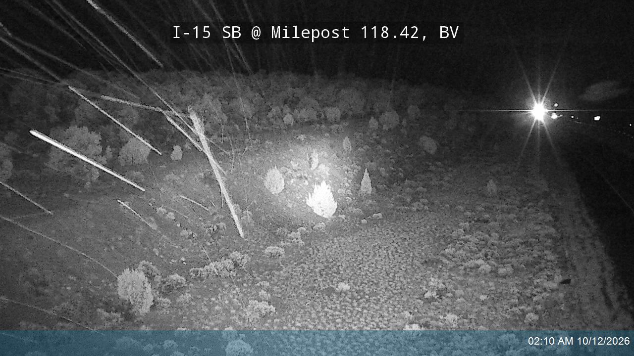 I-15 SB @ Milepost 118.42, BV