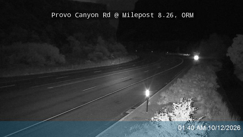 Provo Canyon Rd / US-189 @ Mouth of Provo Canyon / MP 8.26, ORM