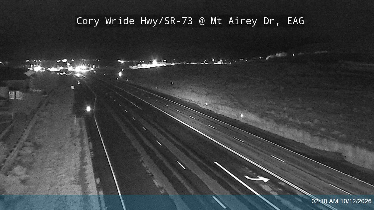 Cory Wride Hwy / SR-73 @ Mt Airey Dr / MP 33.86, EAG