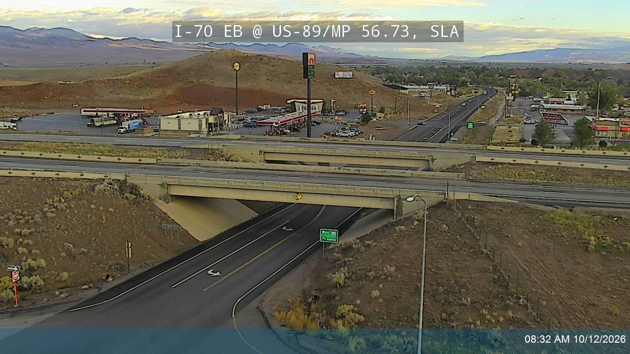 I-70 EB @ State St / US-89 / MP 56.73, SLA