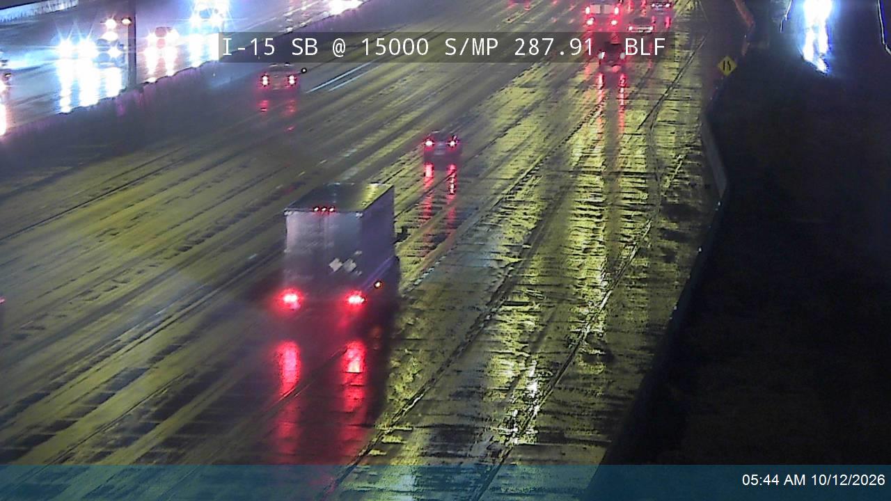 I-15 SB @ 15000 S / MP 287.91, BLF