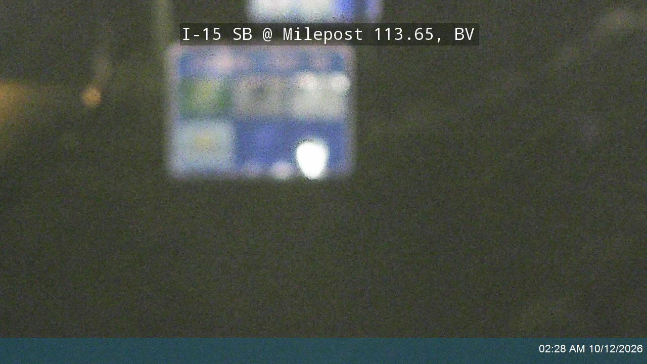 I-15 SB @ Milepost 113.65, BV