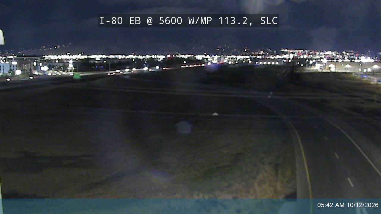 I-80 EB @ 5600 W / SR-172 / MP 113.2, SLC