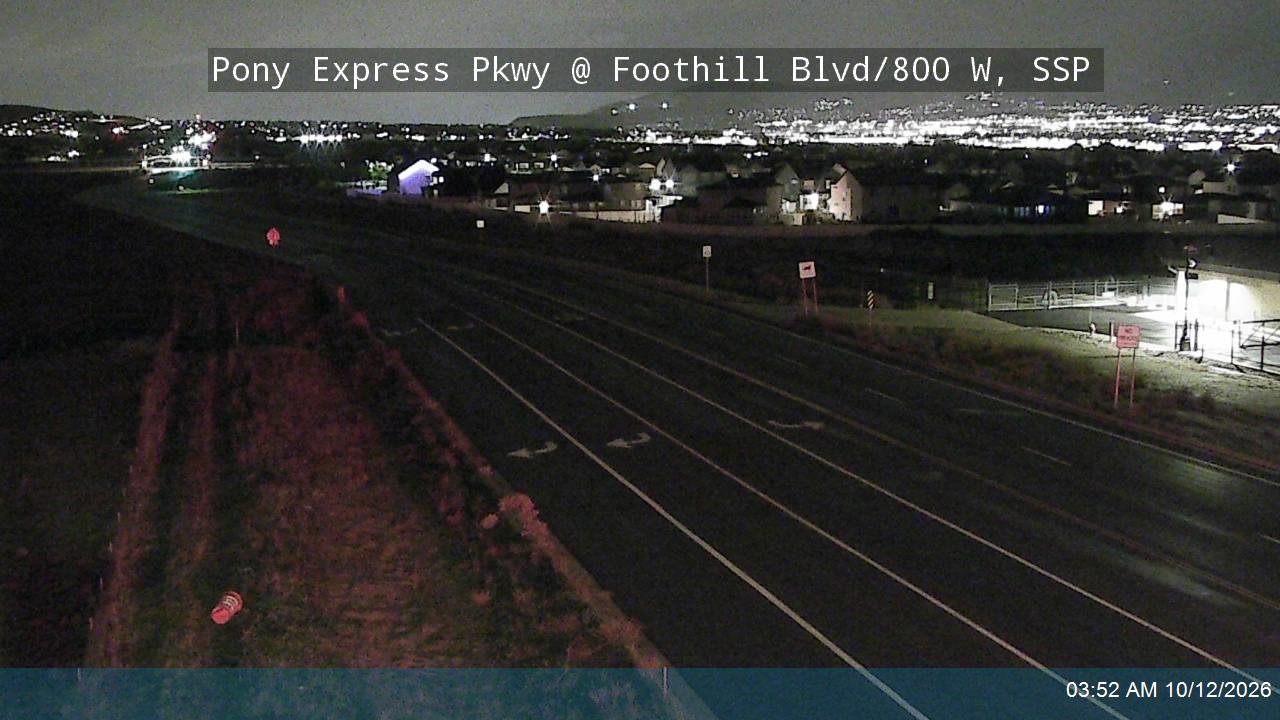 Pony Express Pkwy @ Foothill Blvd / 800 W, SSP