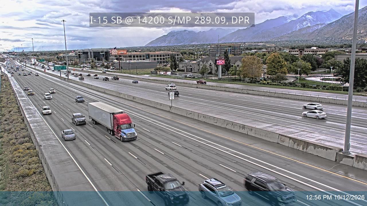 I-15 SB @ 14200 S / MP 289.09, DPR