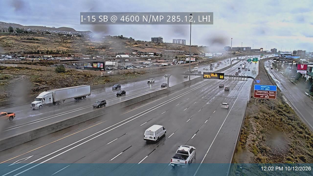 I-15 SB @ 4600 N / MP 285.12, LHI