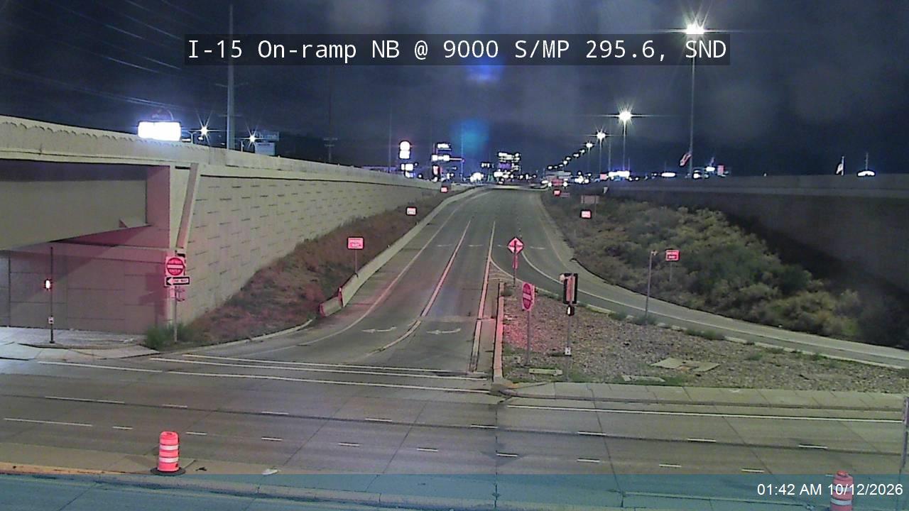 I-15 On-ramp NB @ 9000 S / SR-209 / MP 295.6, SND