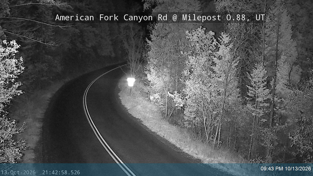 American Fork Canyon Rd / SR-144 @ Milepost 0.88, UT
