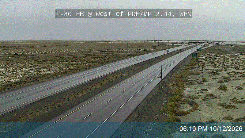 I-80 EB @ West of POE / MP 2.44, WEN