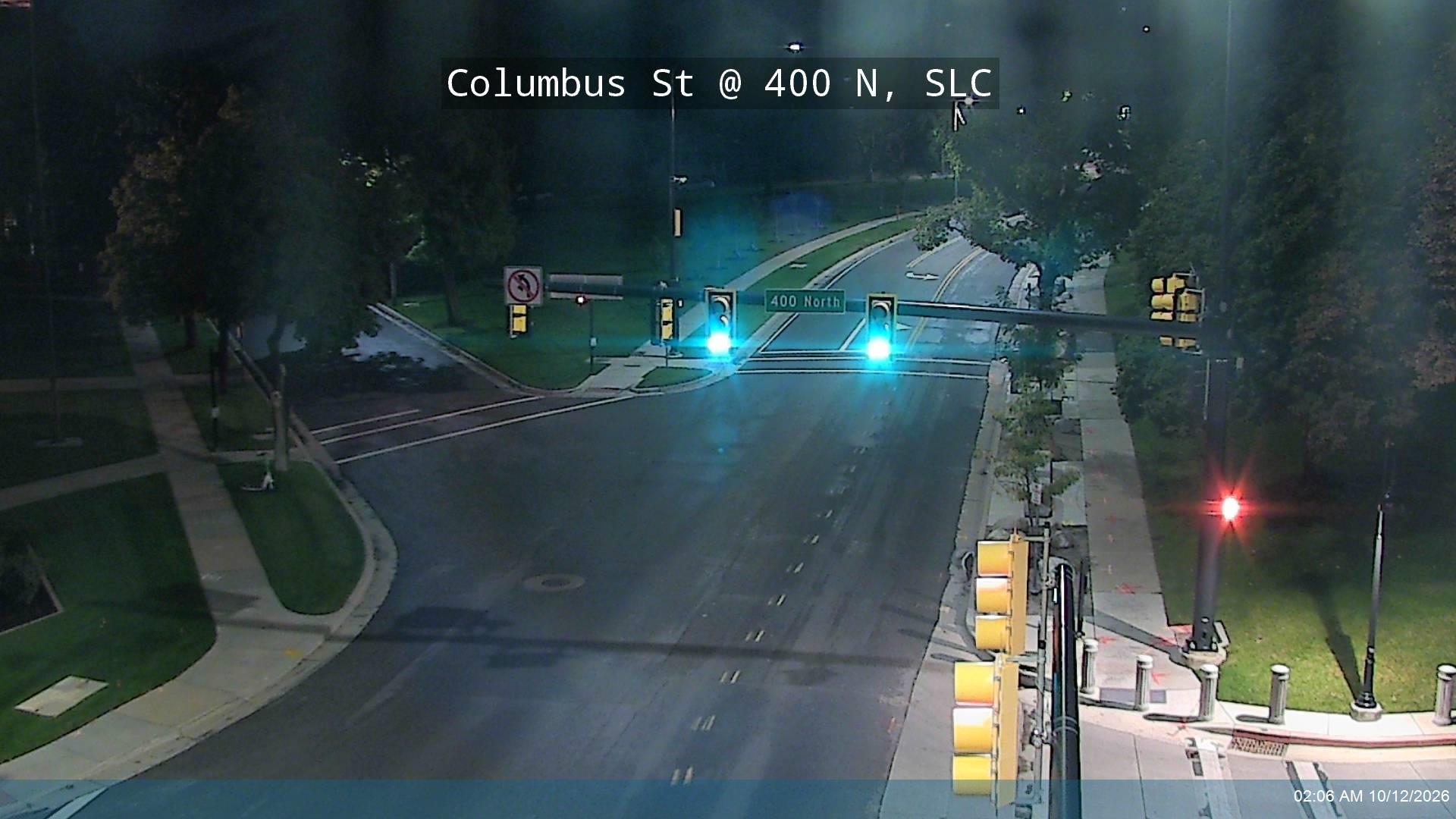 Columbus St / SR-186 @ 400 N / W Capitol St, SLC
