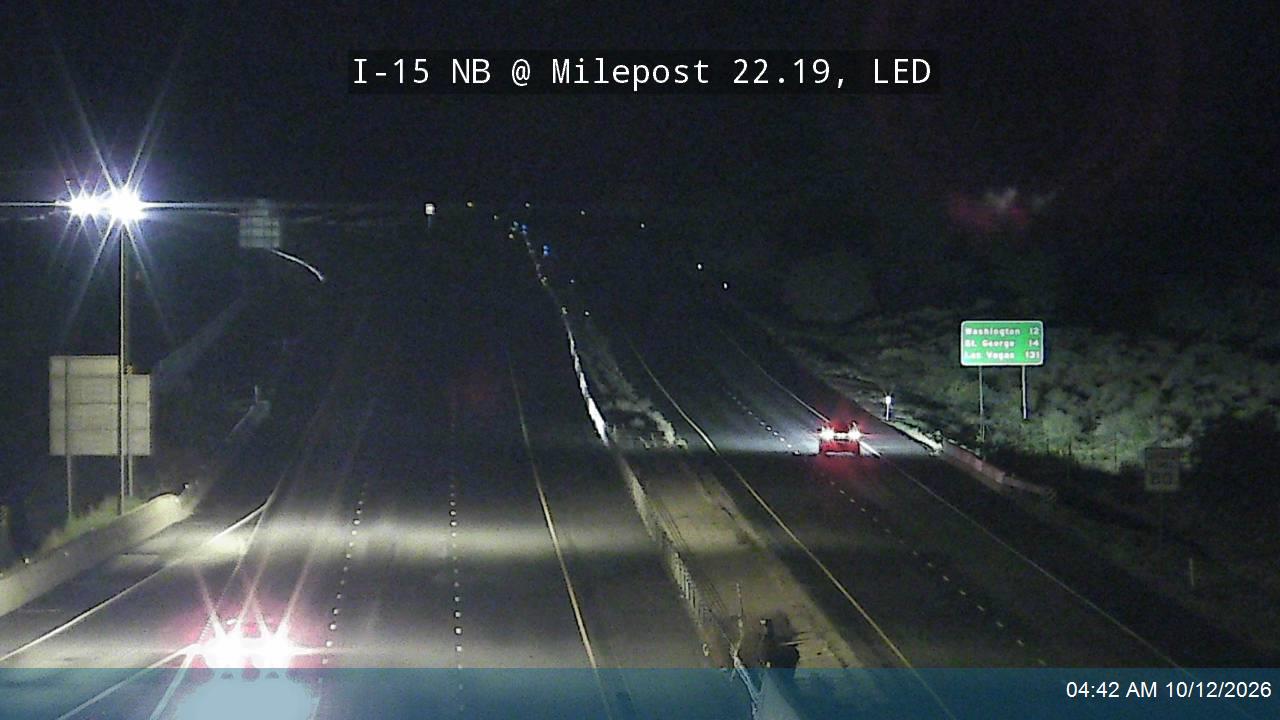 I-15 NB @ Milepost 22.19, LED