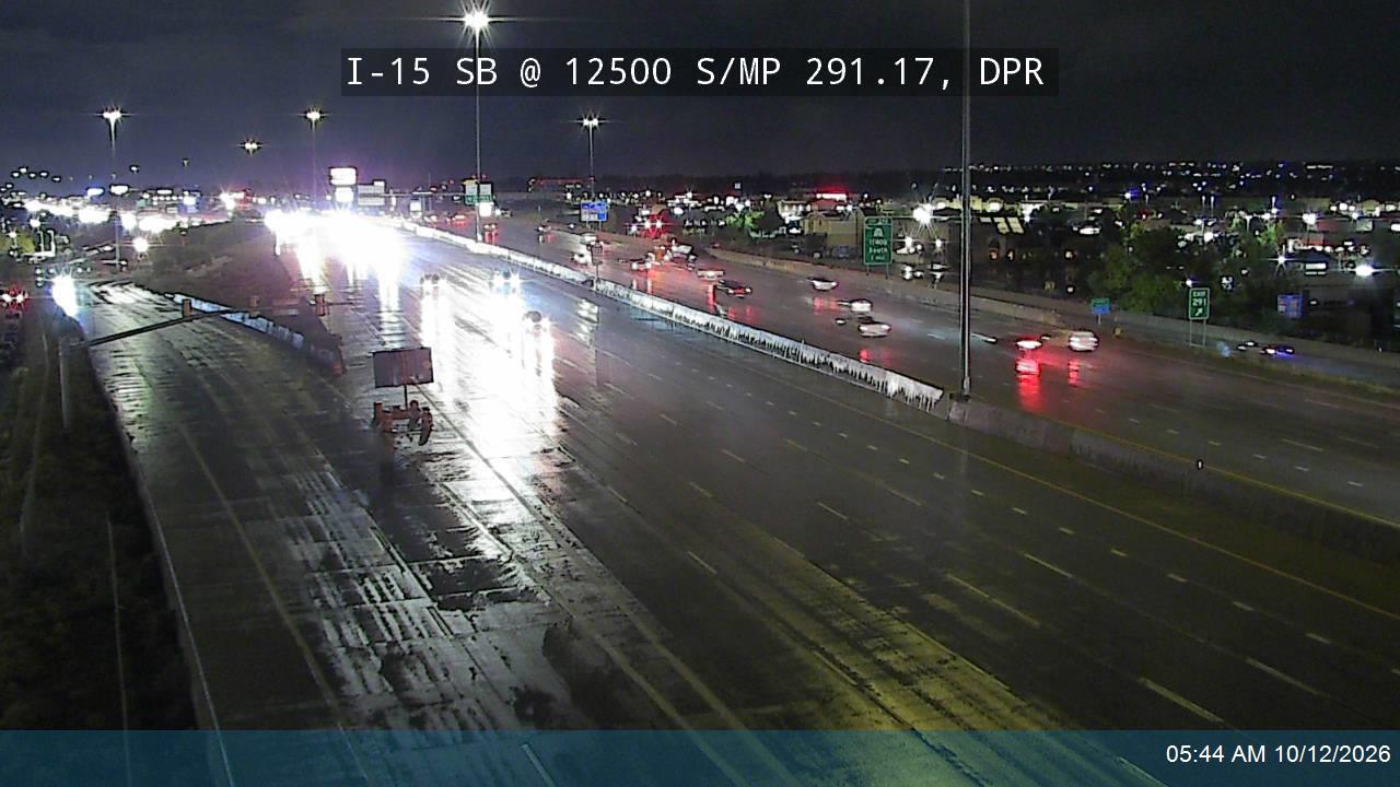 I-15 SB @ 12500 S / MP 291.17, DPR